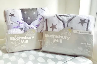 New Baby Essentials Gift Guide bloomsbury mill swaddles and sleepsuit