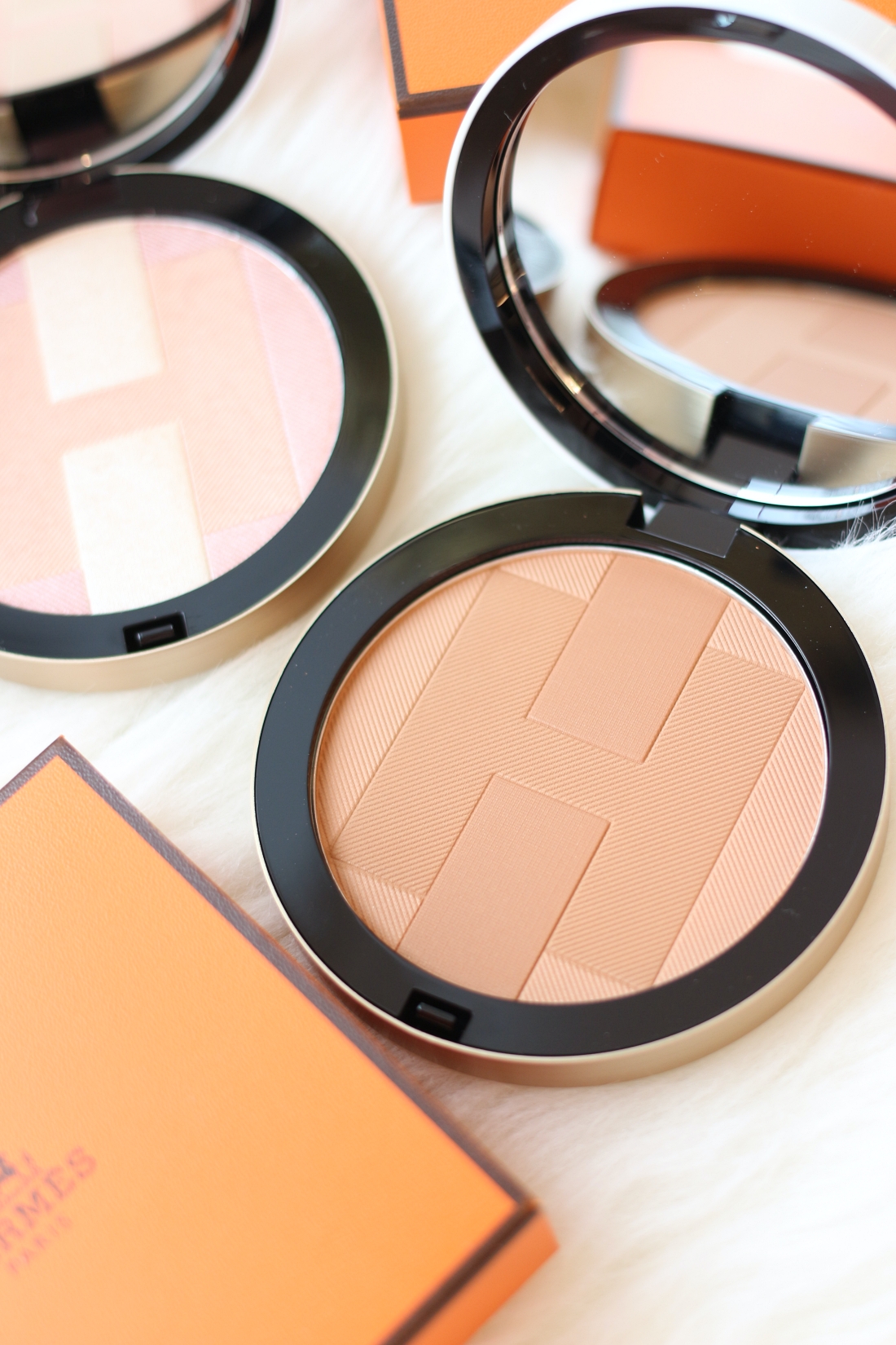 Hermès Plein Air H Trio healthy glow & iridescent mineral powder