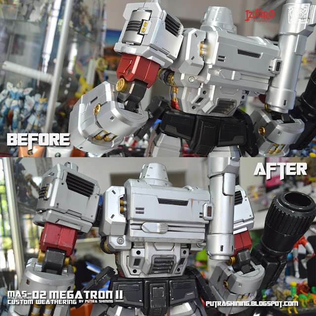 Transformers Megatron | MAS-02 Mega Action Series 18" | Customize Weathering by Putra Shining