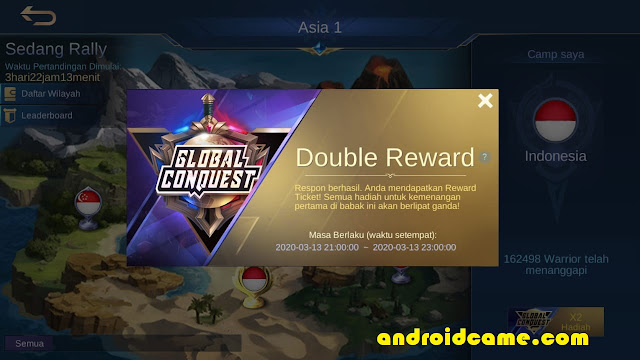 Apa itu Global Conquest Mobile Legends, berikut Penjelasannya