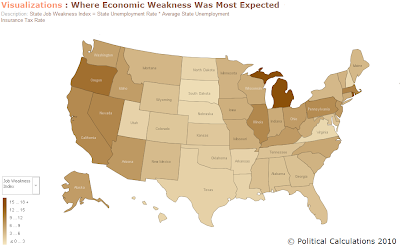 Where Economic Weakness Was the Most Expected, 2009