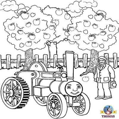 kids free online coloring pages thomas train printable