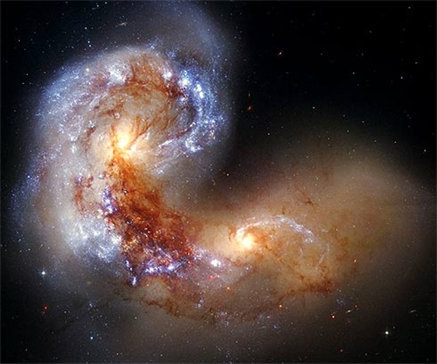colisao galaxias