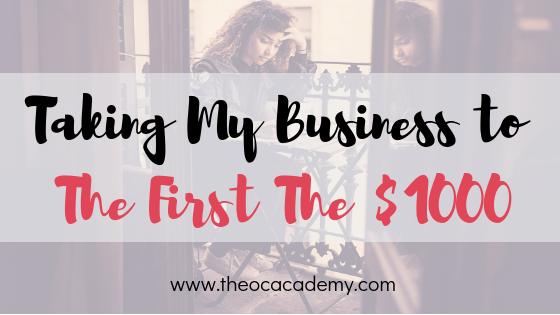 Taking My Business to The First It's $1000 | Planning