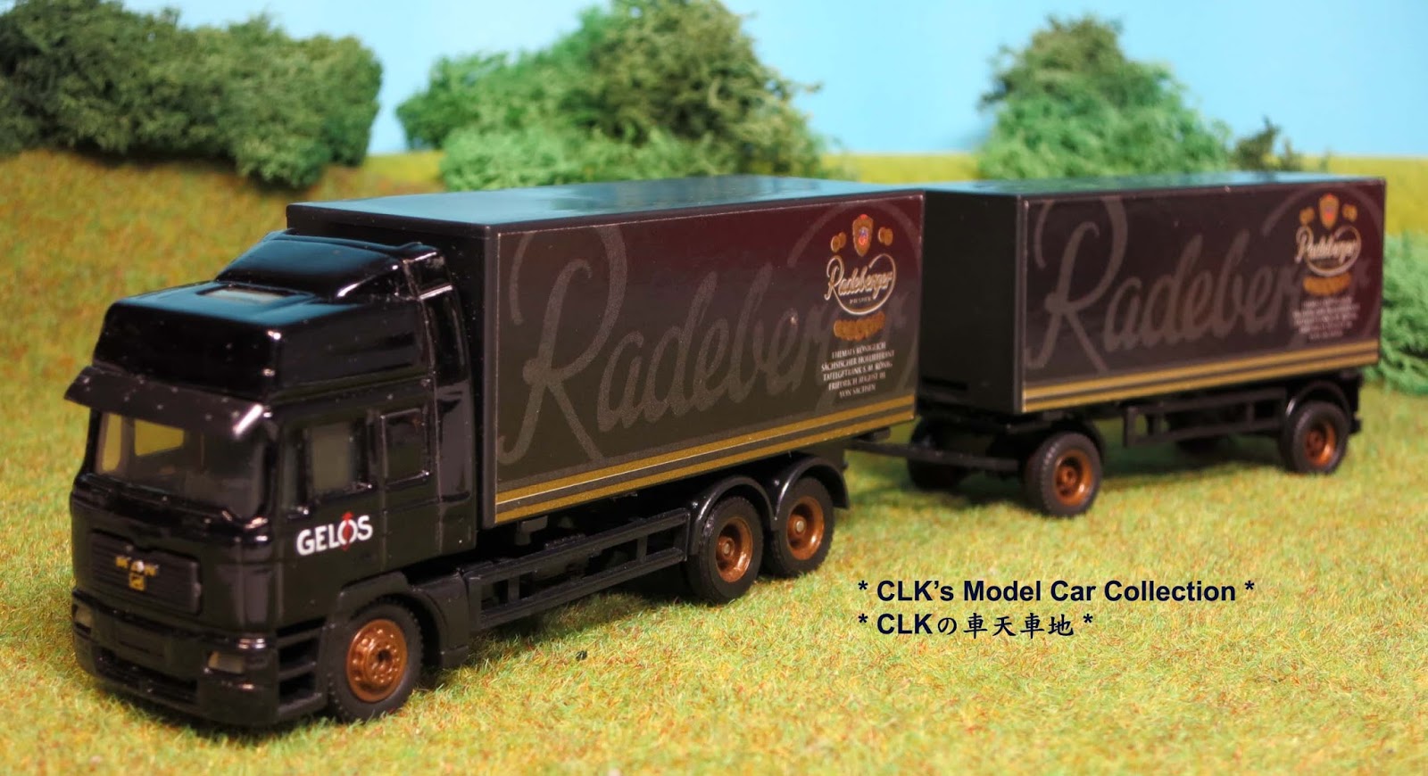 Clk S Model Car World 車天車地clk Grell Werbemittel Man Road Train Radeberger