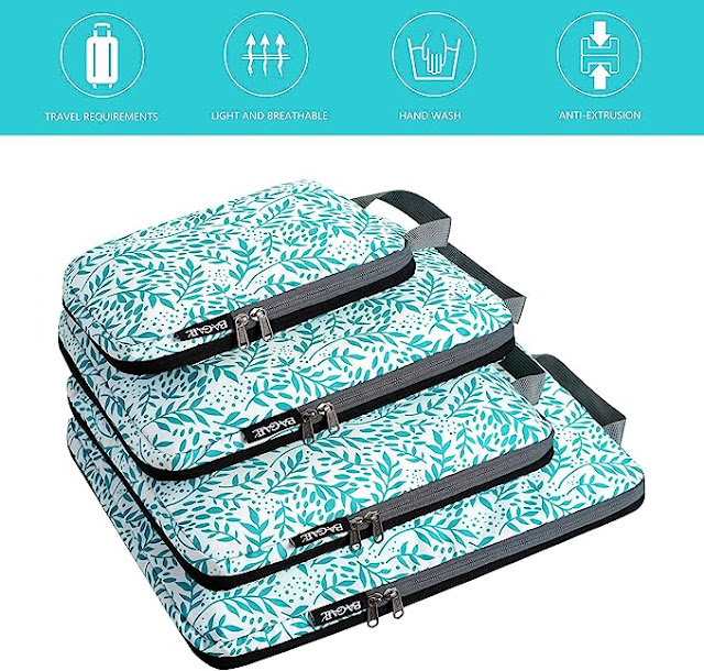 BAGAIL 4 Set/5 Set/6 Set Compression Packing Cubes Travel Accessories Expandable Organizers The Secret to Stress-Free Packing
