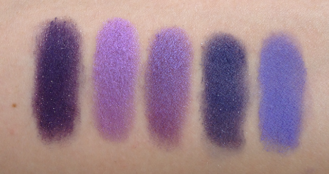 Inglot Eyeshadows - Purple and Burgundy