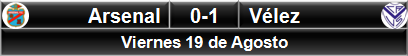 Arsenal 0-1 Vélez Sarsfield