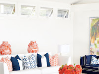 Blue And Orange Living Room Decor