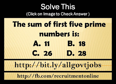 The sum of first five prime numbers is