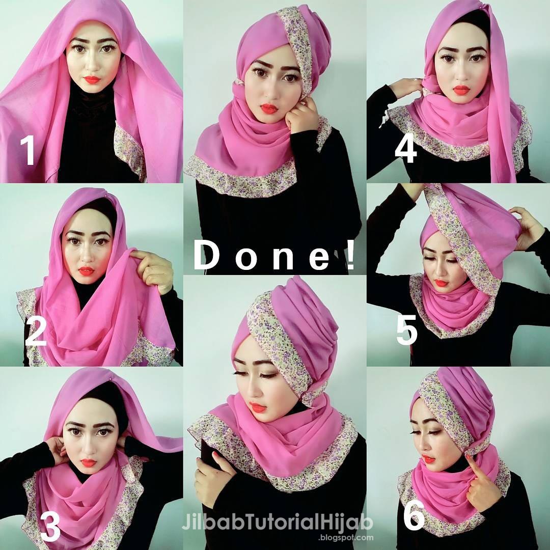 25 Tutorial Hijab Segi Empat Wisuda Terbaru 2019 25 Tutorial Hijab Segi Empat Wisuda Terbaru 2019