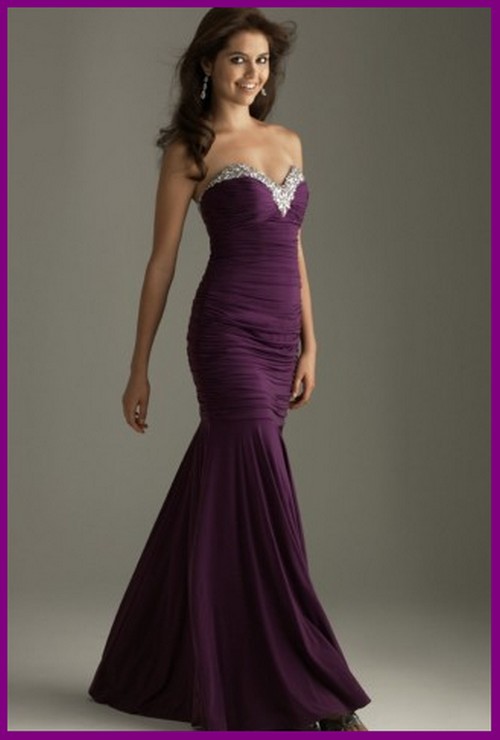 Dark Plum Bridesmaid Dresses