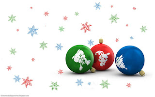 Christmas Ornaments HD Desktop Wallpapers