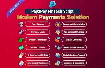 Pay2Pay FinTech Features