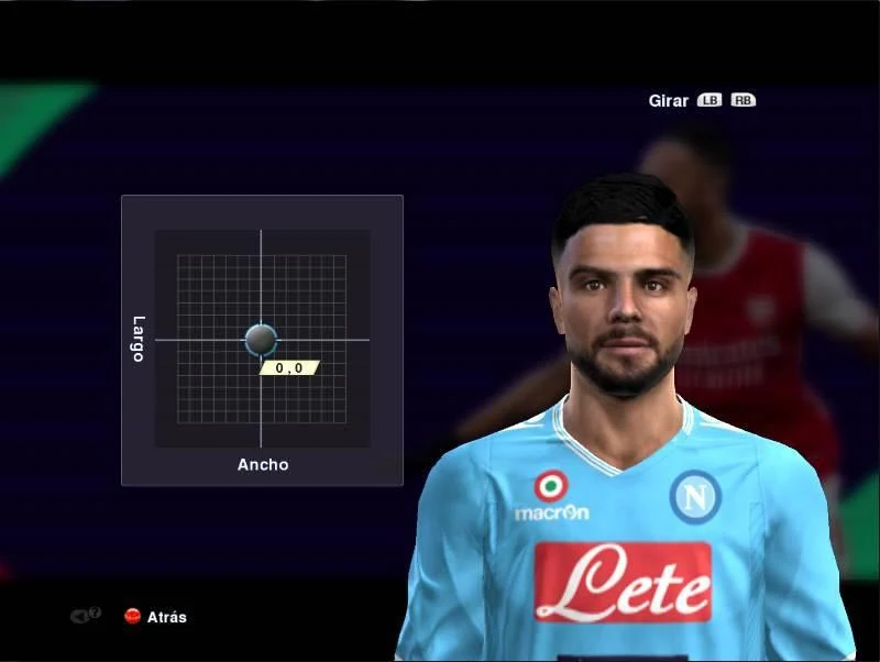 Lorenzo Insigne Face by ED Facemaker For PES 2013