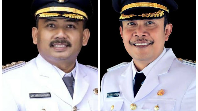 MENANGI PILKADA TH 2020, ONY-ANTOK DILANTIK SEBAGAI BUPATI-WABUP NGAWI 