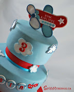 3rd Birthday Cake: Cute Airplane Cake (airplane )