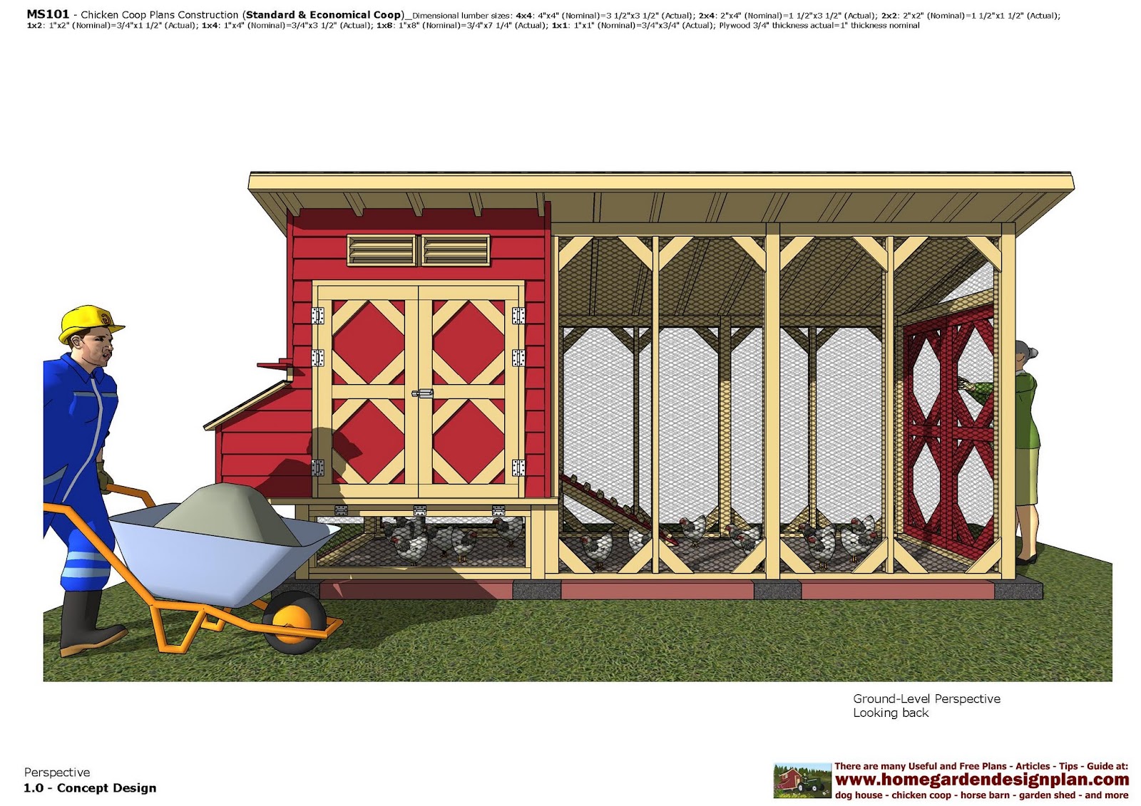  Chicken Coop Plans Construction - Chicken Coop Design - How To Build A