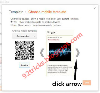 how to Change Mobile View Of  Your Blogger Blog