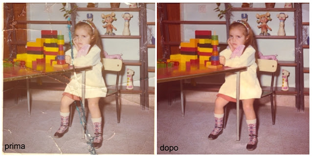 Come ho restaurato una vecchia foto - How I restored an old photo