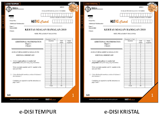 KERTAS SOALAN RAMALAN MATEMATIK: Apa Rahsia Pelajar 