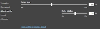 Setting Lebar body dan Sidebar Blogspot