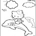 Top Hawaiian Hello Kitty Coloring Pages