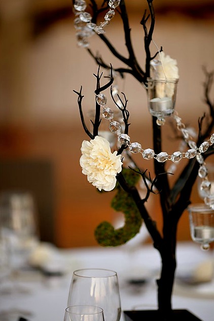 Crystal Manzanita Tree Stunning centerpieces or decor for weddings 