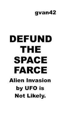 DEFUND THE SPACE FARCE meme - Vertical Graphic designed for Facebook "My Story"