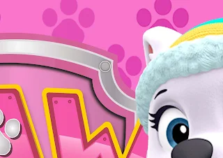 Paw Patrol in Pink: Free Printable Poster