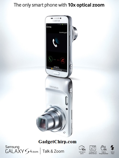 Samsung Galaxy S4 Zoom : Full Specs and Features