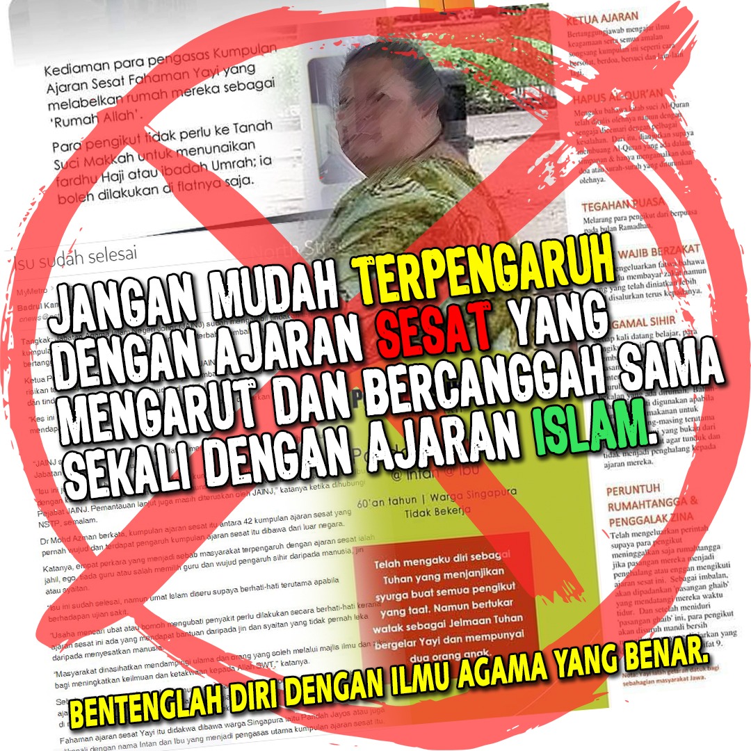 JANGAN MUDAH TERPENGARUH DENGAN AJARAN SESAT YANG MENGARUT ...