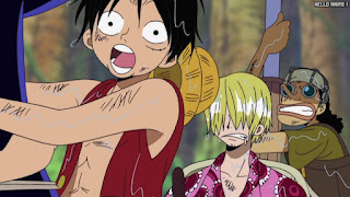 ワンピース アニメ 空島 スカイピア 165話 麦わらの一味 ルフィ サンジ ウソップ | ONE PIECE Episode 165 Skypiea