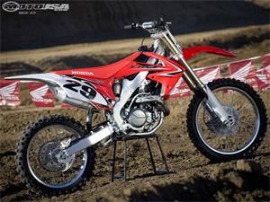 The Honda CRF450R sports a few updates for 2010.