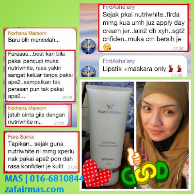 pencuci muka bahan semulajadi