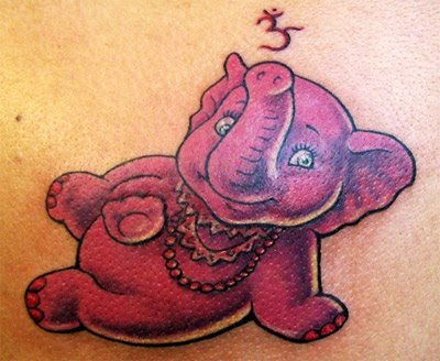 Elephant tattoo