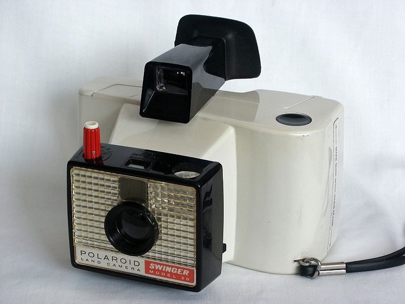 The Polaroid Model 20 Swinger was a popular Land Camera produced by the 
