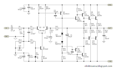 Rangkaian Amplifier 300 Watt