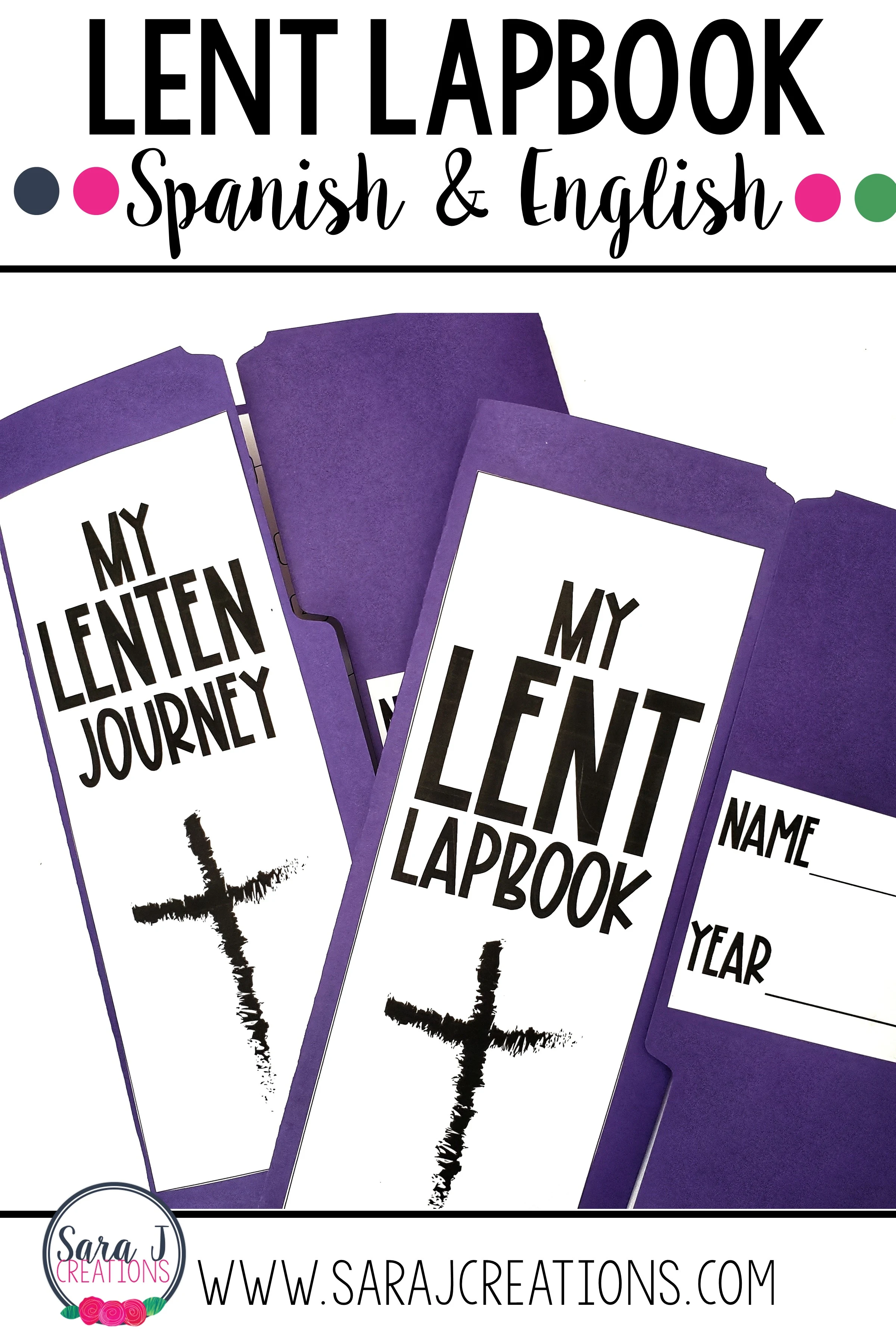 Lent Lapbook Spanish and English