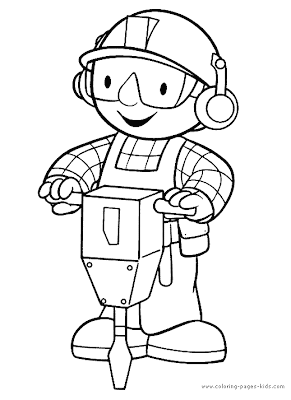 Bob the Builder Coloring Pages 