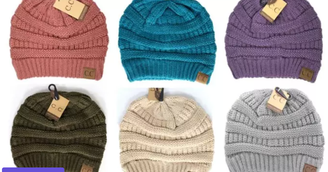 Up to 72% Off Women's Solid Classic CC Beanie