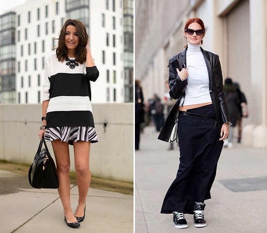 In The Spotlight: Black & White Trend / Black & White Outfits / Black & White Street Style