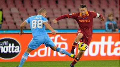 Preparation Of AS Roma Before Against Napoli