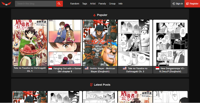 Download Template Komik DojinRead Terbaru Blogger Responsive