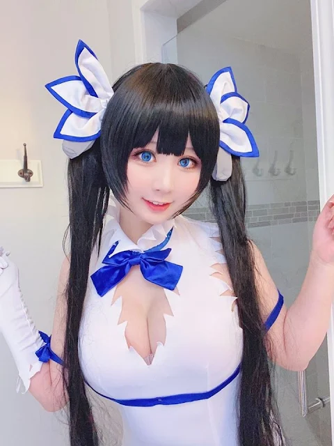 hestia cosplayer imut banget 