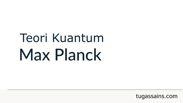 Teori Kuantum Planck