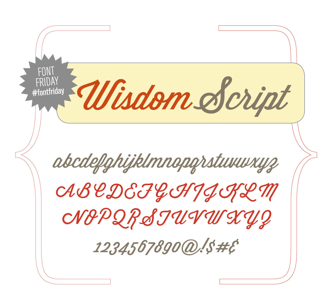 Download Kumpulan 30 Font Script Desainer grafis - Wisdom Script Font