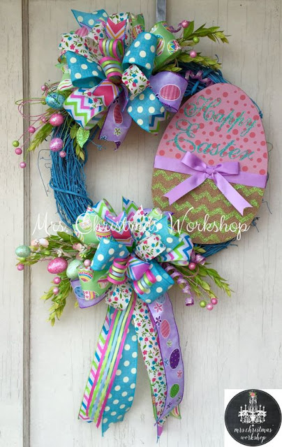 Festive Easter wreaths