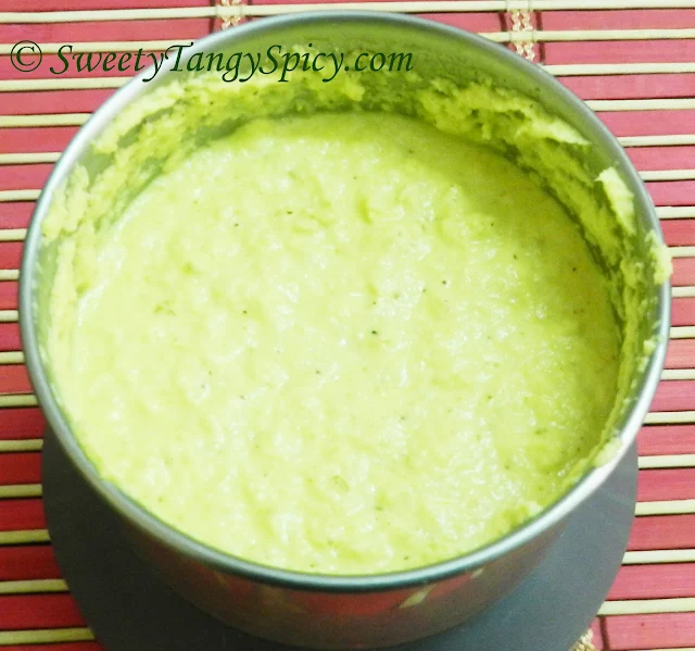 Preparing Coconut Spice Paste for Green Tomato Curry