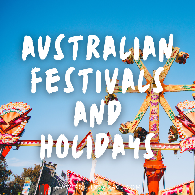 australian festivals and holidays